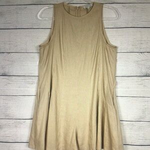 Gianni Bini Tan Ribbed Tank Top